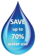Save up to 70 Percent Water Use, with EASYTURF synthetic lawn and artificial turf.